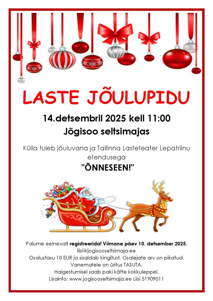 Laste jõulupidu 2025