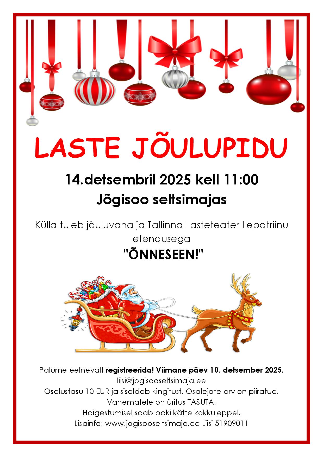 Laste jõulupidu 2025